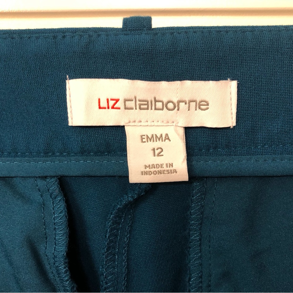 Liz Claiborne Teal Women's Pants - Picture 4 of 6